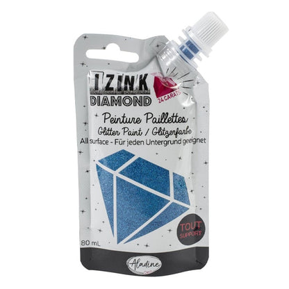 Izink Diamond 24 Carats Glitter Paint, 80ml