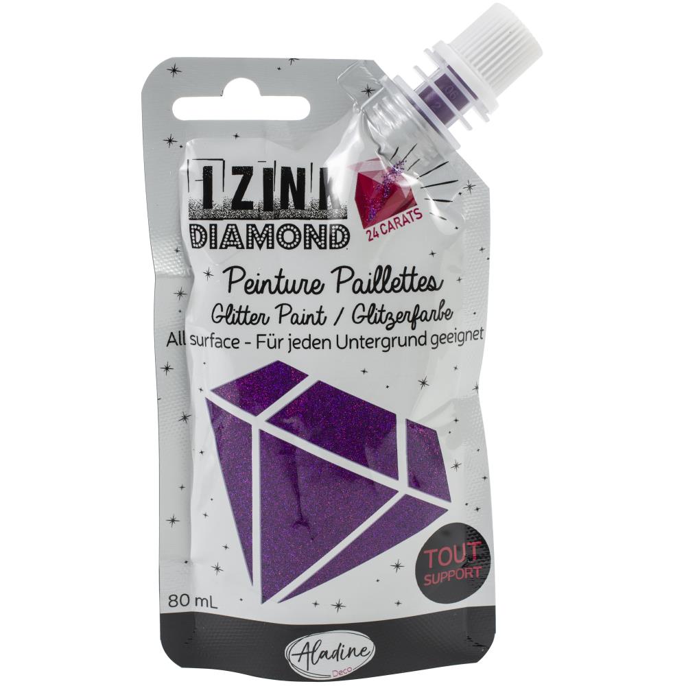 Izink Diamond 24 Carats Glitter Paint, 80ml