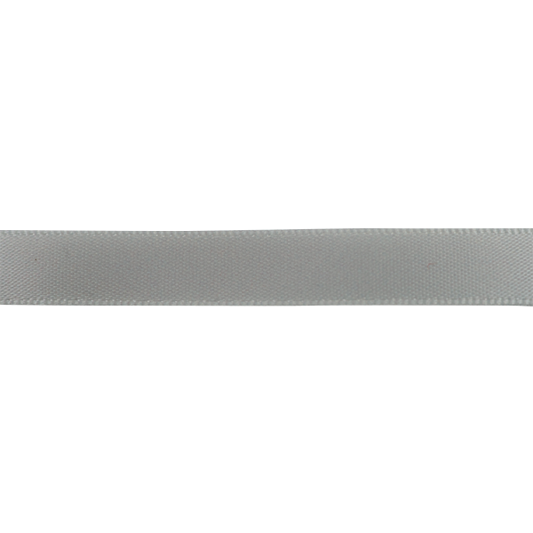 Makr Ribbon, Single Faced Grey Satin- 9mmx9.1m