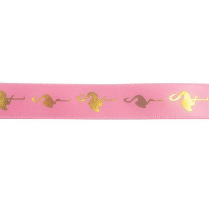 Makr Ribbon, Gold Flamingo Pink- 16mmx4.5m