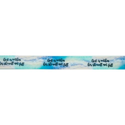 Makr Ribbon, God Is Within Her Satin- 16mmx4.5m