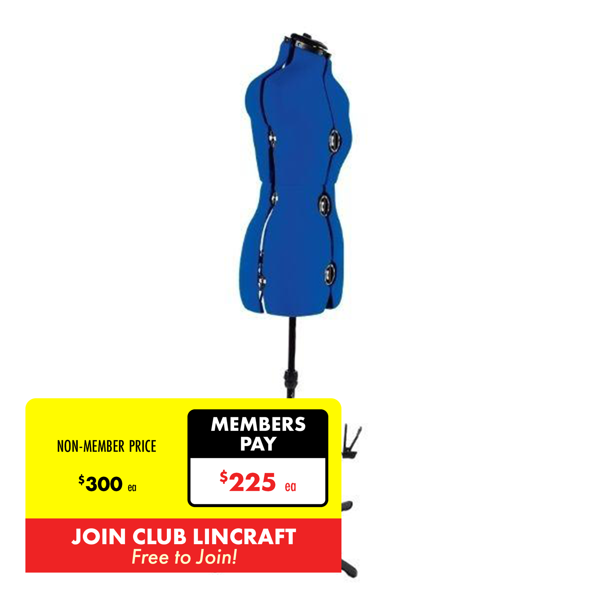 LINCRAFT ADJUSTABLE DRESS MODEL