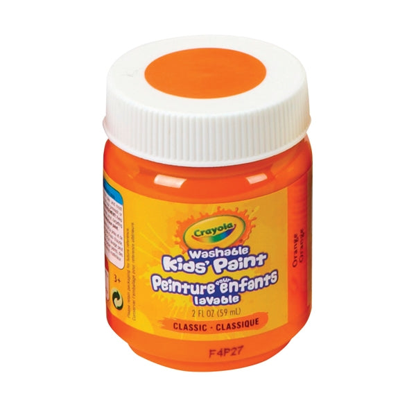 Crayola Washable Kids Paint, Orange- 59ml