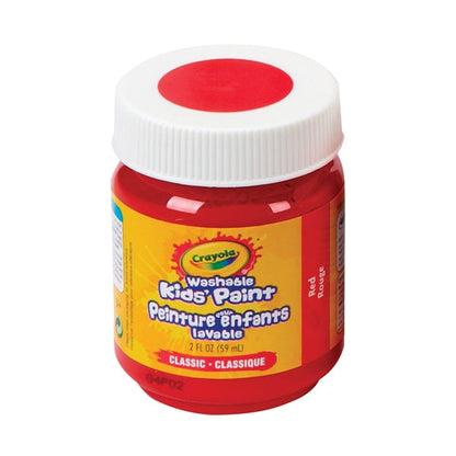 Crayola Washable Kids Paint, Red- 59ml