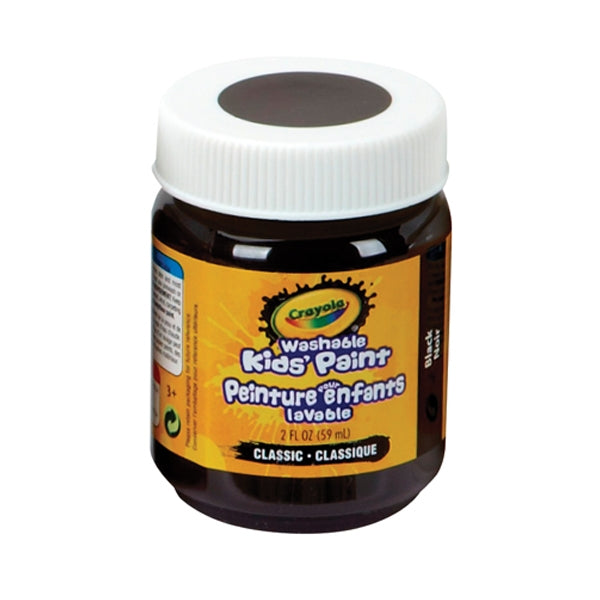 Crayola Washable Kids Paint, Black- 59ml