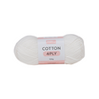 Makr Cotton 4ply Yarn, White- 100g Cotton Yarn