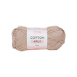 Makr Cotton 4ply Yarn, Natural- 100g Cotton Yarn