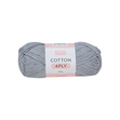 Makr Cotton 4ply Yarn, Silver- 100g Cotton Yarn