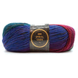 European Collection Spiral Yarn, Orange Teal Mix- 100g Acrylic Wool Yarn