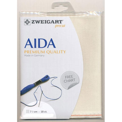 Zweigart Pre-Cut Aida Cloth 18CT