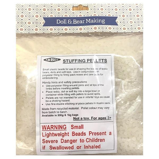 Arbee Stuffing Pellets, White