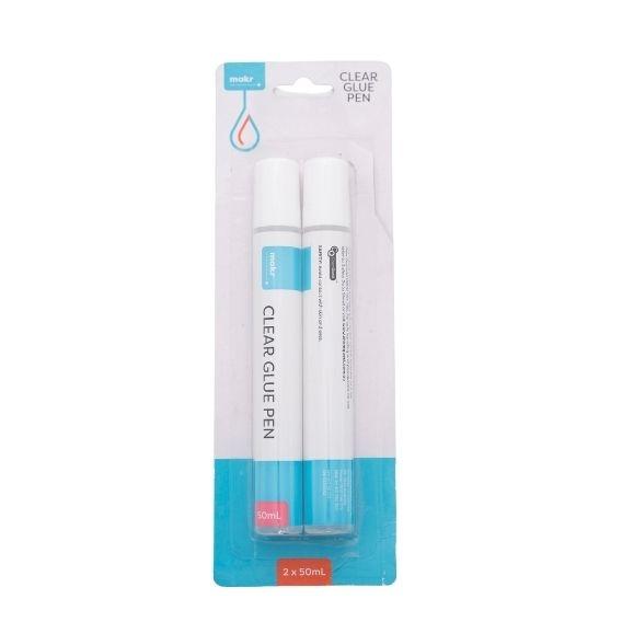 Makr Glue Pen, Clear- 2pk