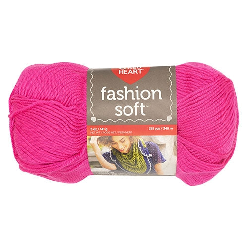 Red Heart Fashion Soft Crochet & Knitting Yarn, 141g Acrylic Yarn