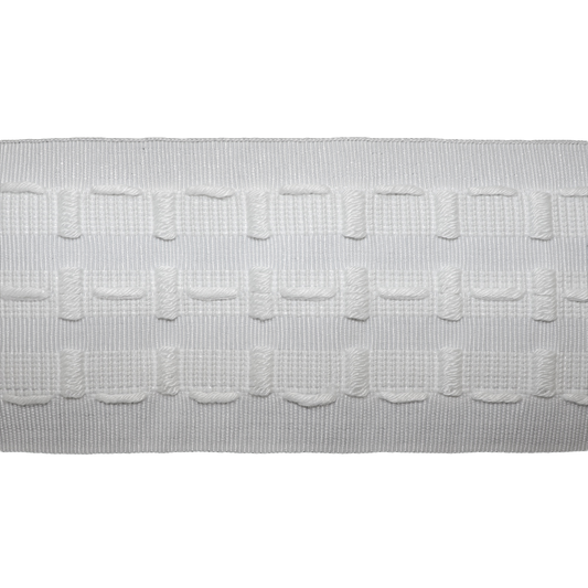 Sullivans 77mm Curtain Tape, White- 10m