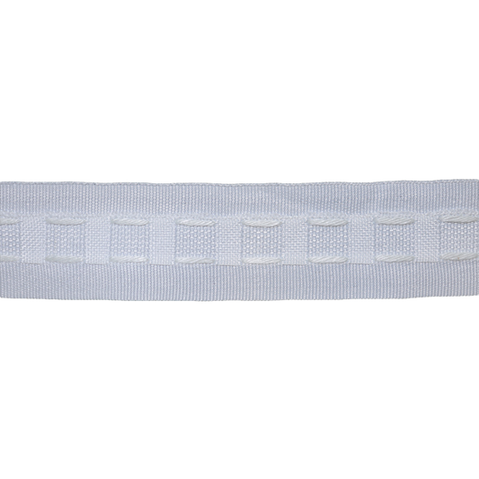 Sullivans 28mm Curtain Tape, White- 10m