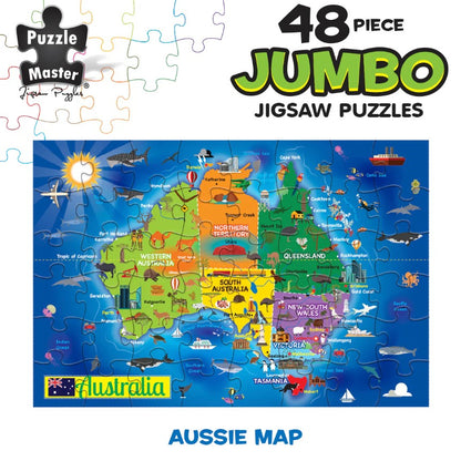 48-Piece Jumbo Floor Jigsaw Puzzle, Aussie Map