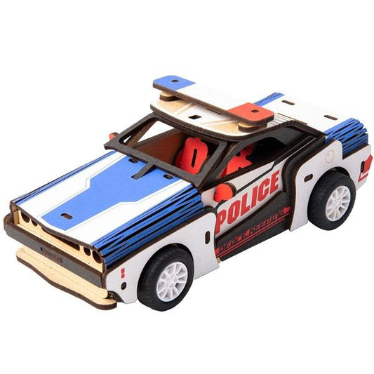 Robotime DIY Kit, 3D Police Car- 51pc