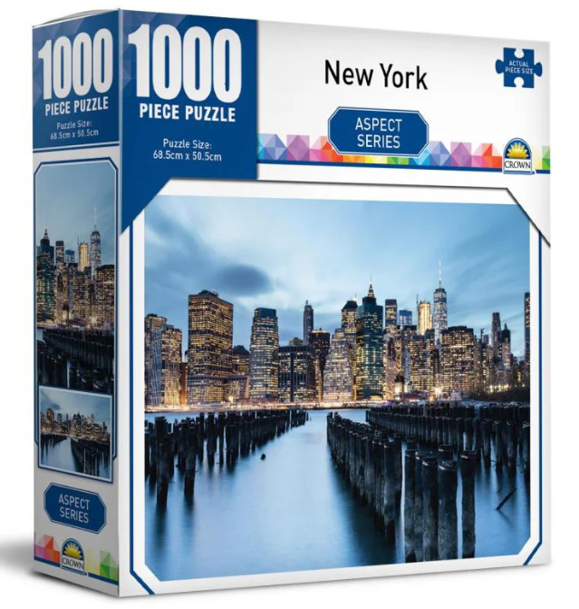 1000-Piece Jigsaw Puzzle, Aspect Jigsaw Series- Assorted