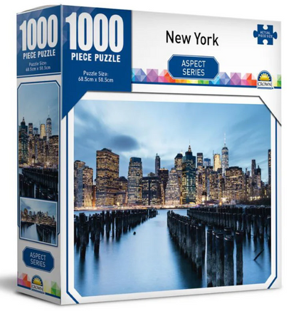 1000-Piece Jigsaw Puzzle, Aspect Jigsaw Series- Assorted