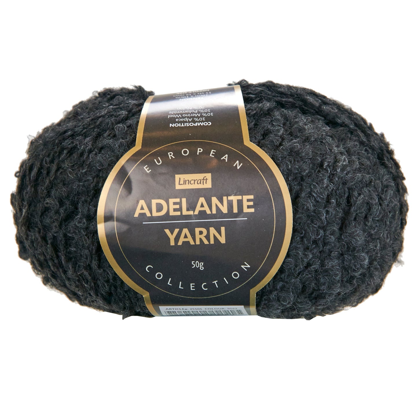 European Collection Adelante Yarn, Col 9562- 50g