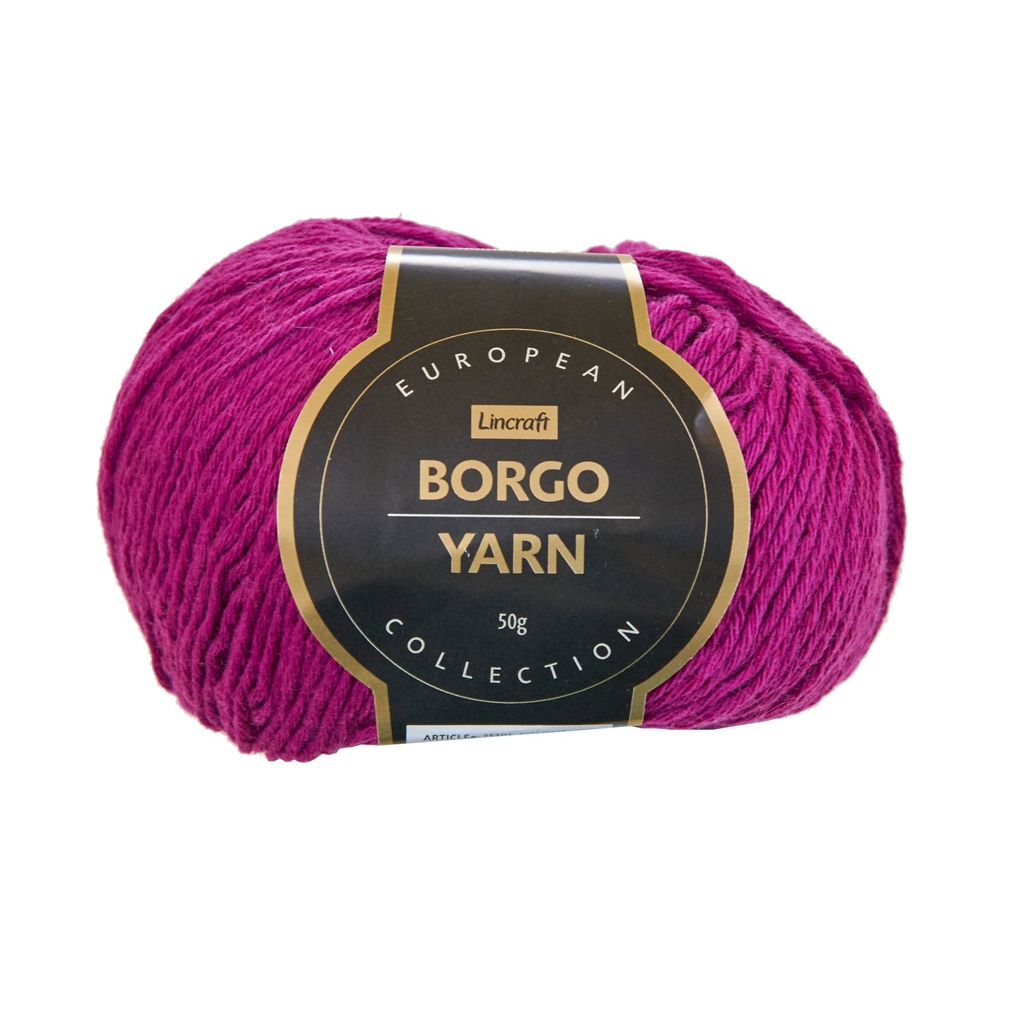 European Collection Borgo Crochet & Knitting Yarn, 50g