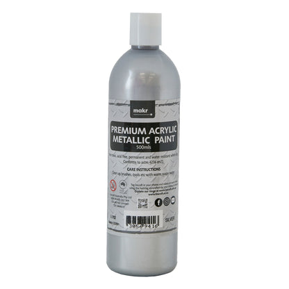 Makr Premium Metallic Acrylic Paint, 500ml