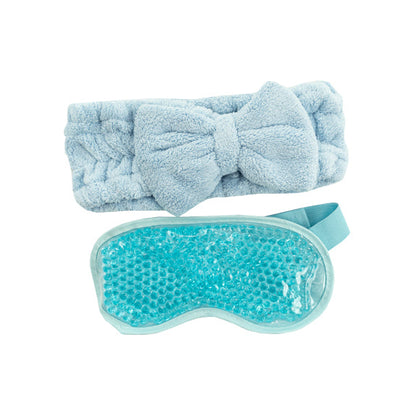 Aqua Peas Eye Mask & Head Band Duo