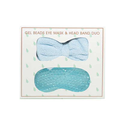 Aqua Peas Eye Mask & Head Band Duo