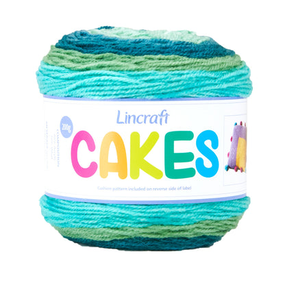 Lincraft Cakes Crochet & Knitting Yarn, 200g Acrylic Wool Blend Yarn