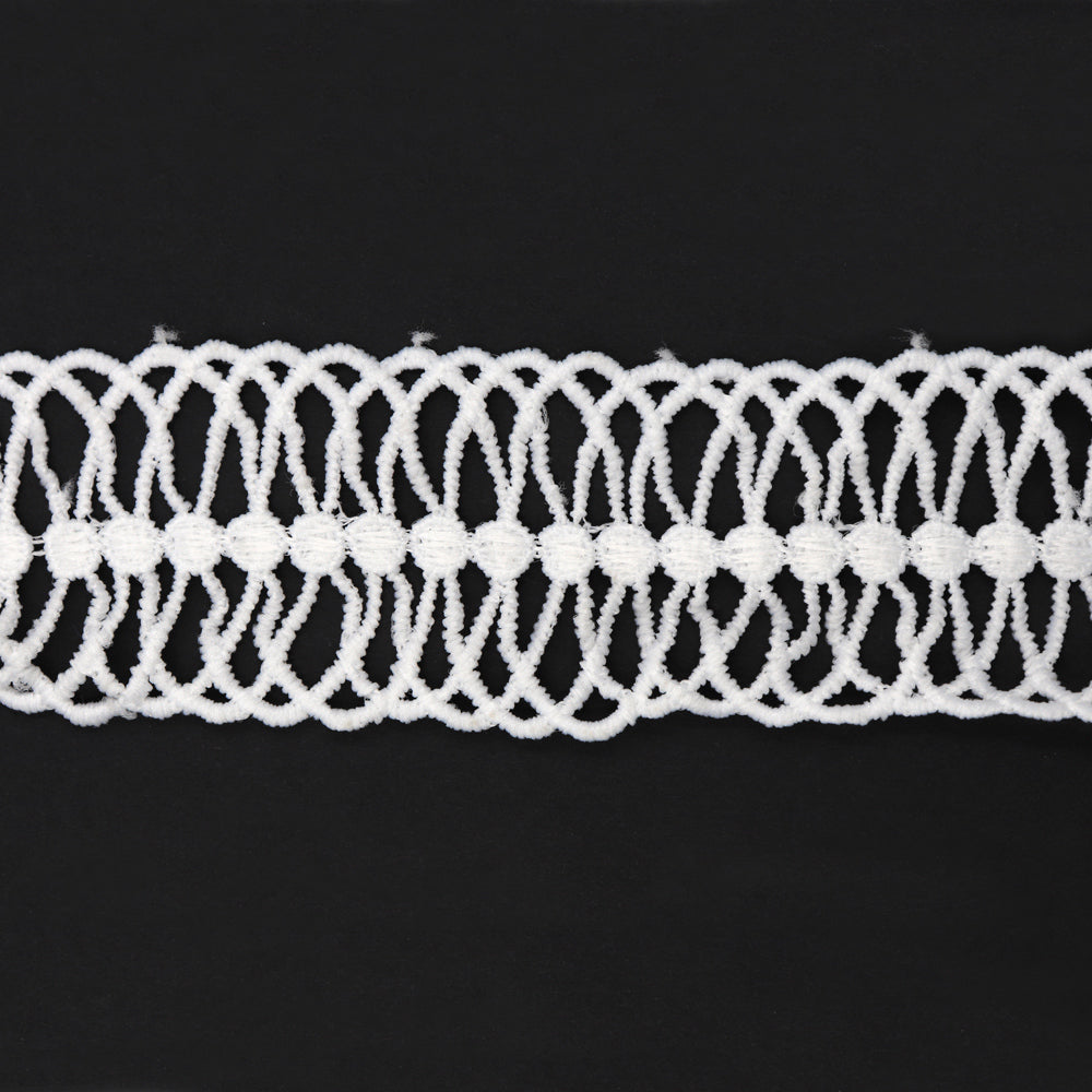 Sullivans Lace Guipure, Ivory- 44mm