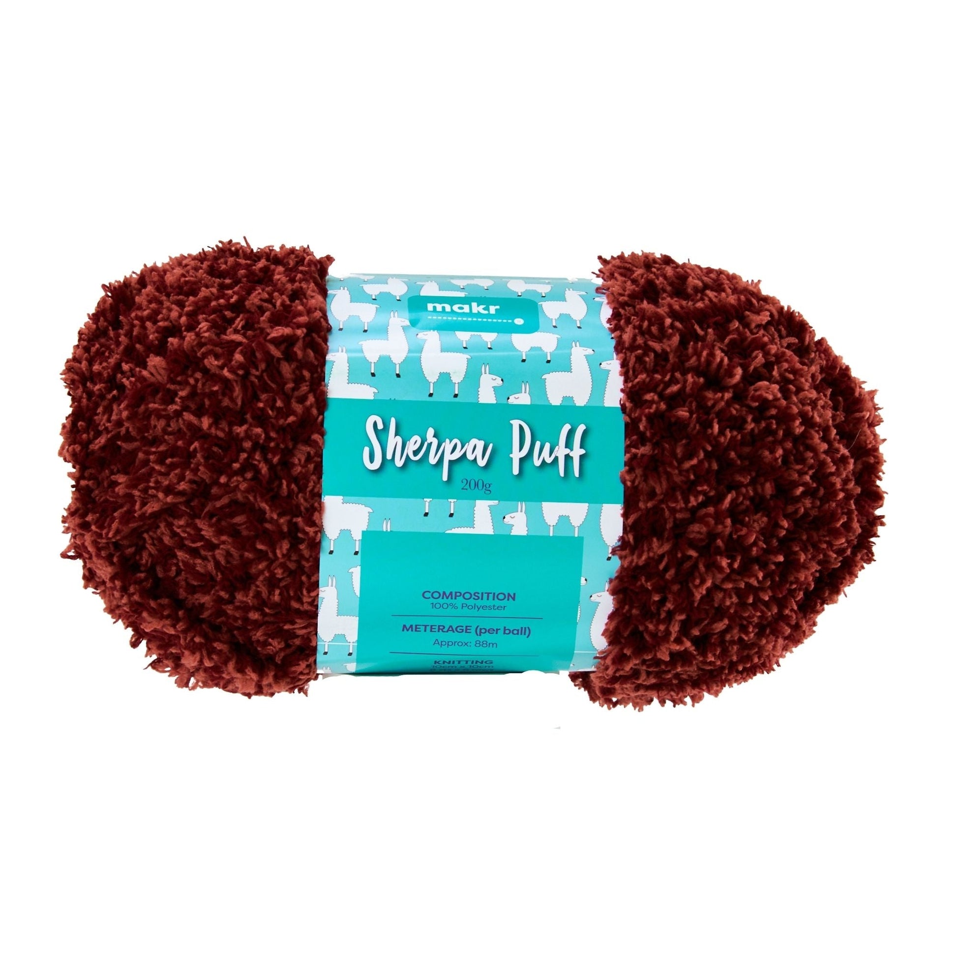 Makr Sherpa Yarn, Merlot- 200g