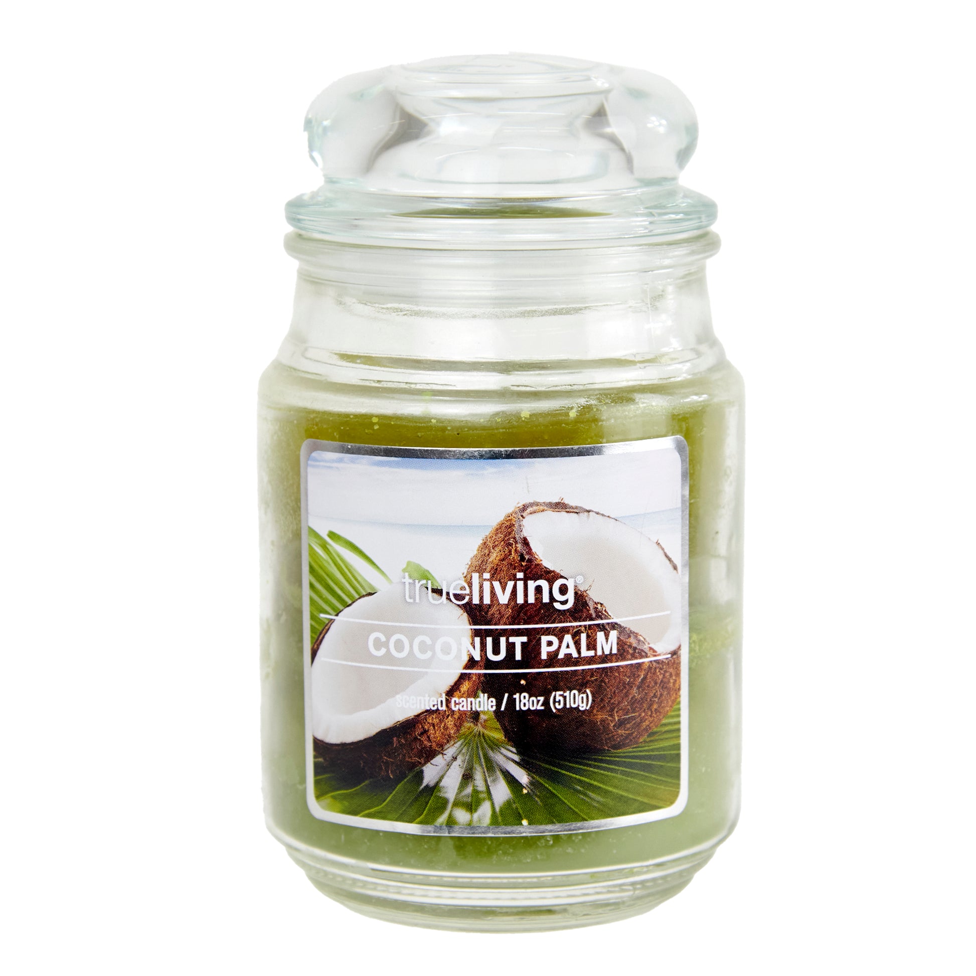 True Living Jar Candle, Coconut Palm- 510g