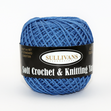 Makr Mercerised Crochet & Knitting Yarn 4ply, Blue- Cotton Yarn
