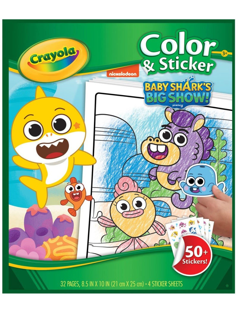 Crayola Baby Shark Color & Sticker