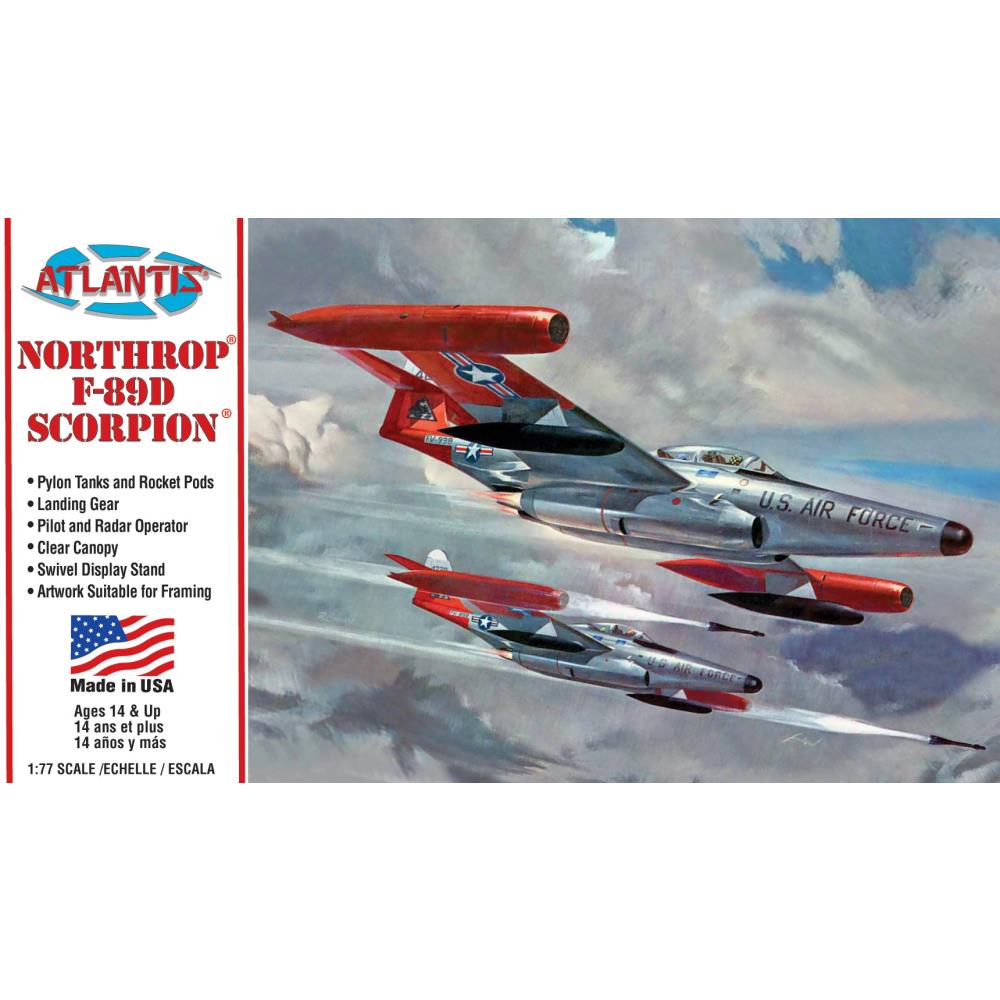 Atlantis Nortrop F-89D Scorpion Plane