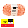 Makr DK 8ply Crochet & Knitting Yarn, Peach Pink- 100g Acrylic Yarn
