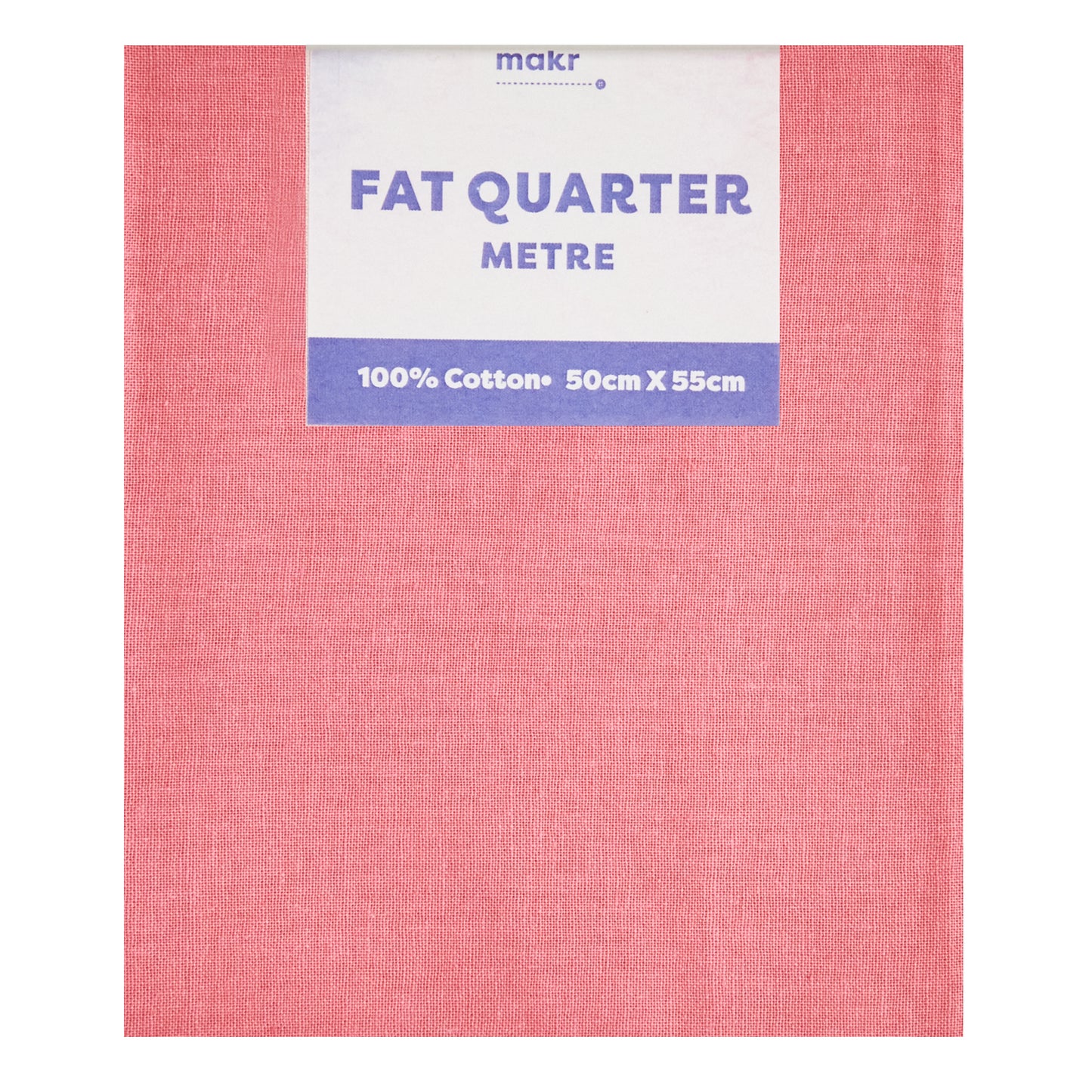 Makr Fat Quarter Metre Fabric, 50cmx55cm - Online Only