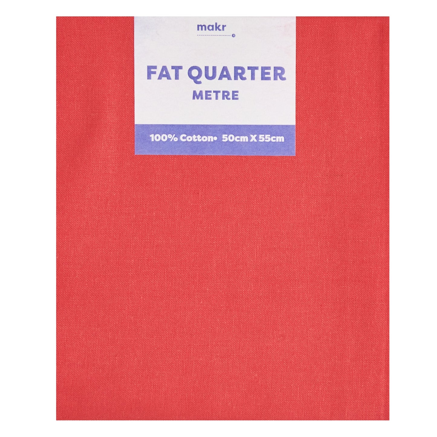 Makr Fat Quarter Metre Fabric, 50cmx55cm - Online Only