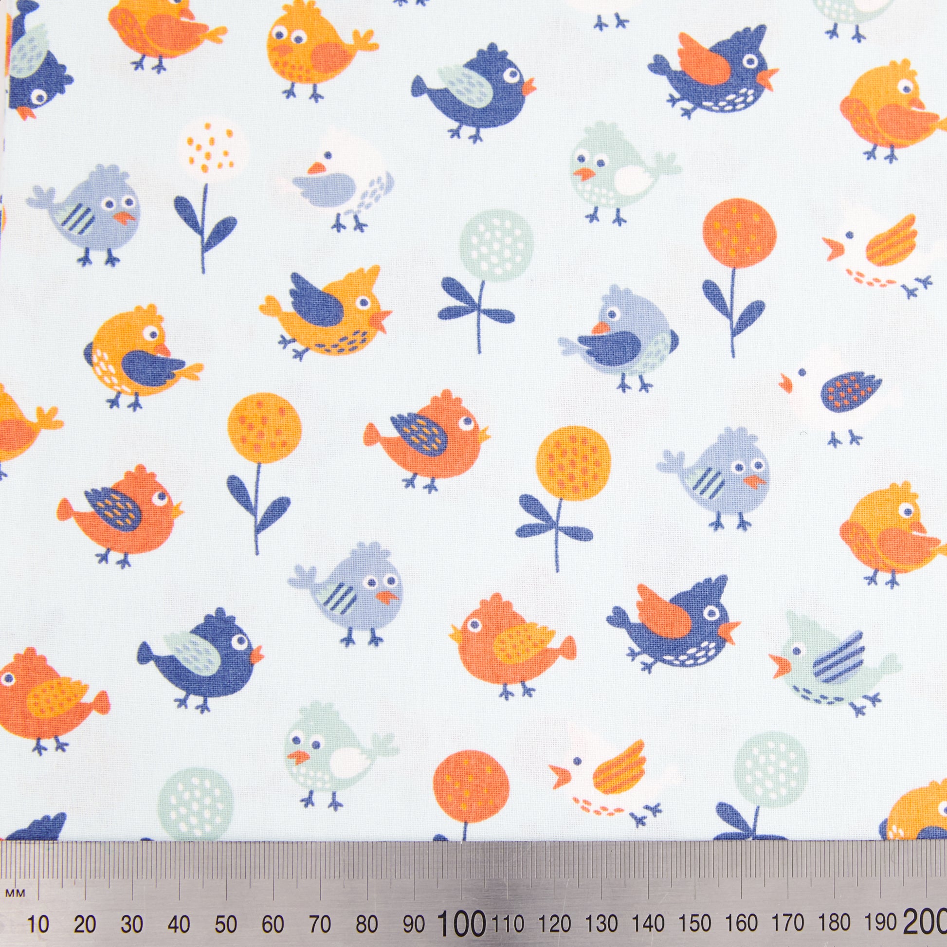 Cotton Craft Prints Fabric, Sky Birds- Width 112cm