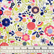 Craft Prints Fabric, Colourful Bloom Flimsical Flowers- Width 112cm