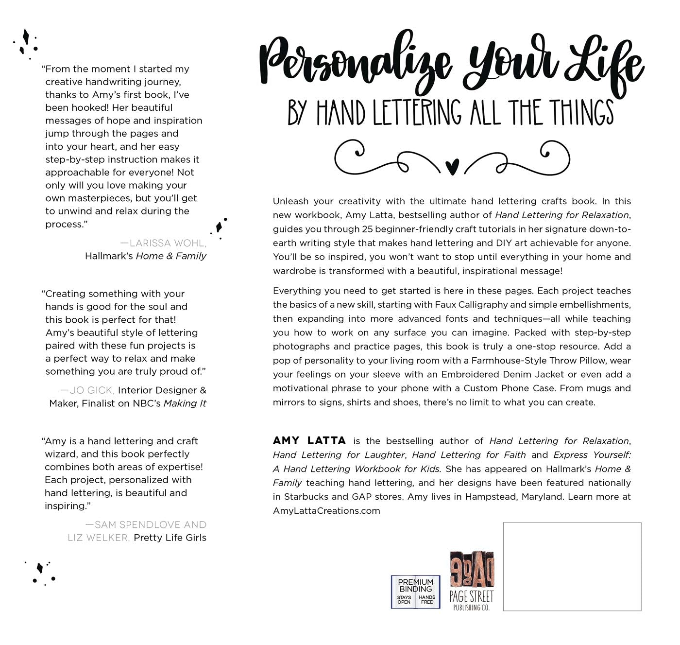 Hand Lettering Off the Page: Easy Projects to Create Beautiful Décor, Apparel and Gifts Book