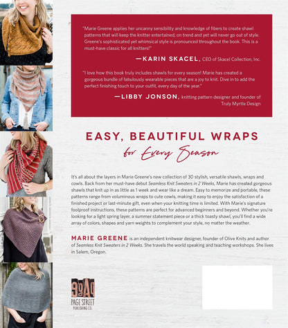 Knit Shawls & Wraps in 1 Week: 30 Quick Patterns to Keep You Cozy in Style Book