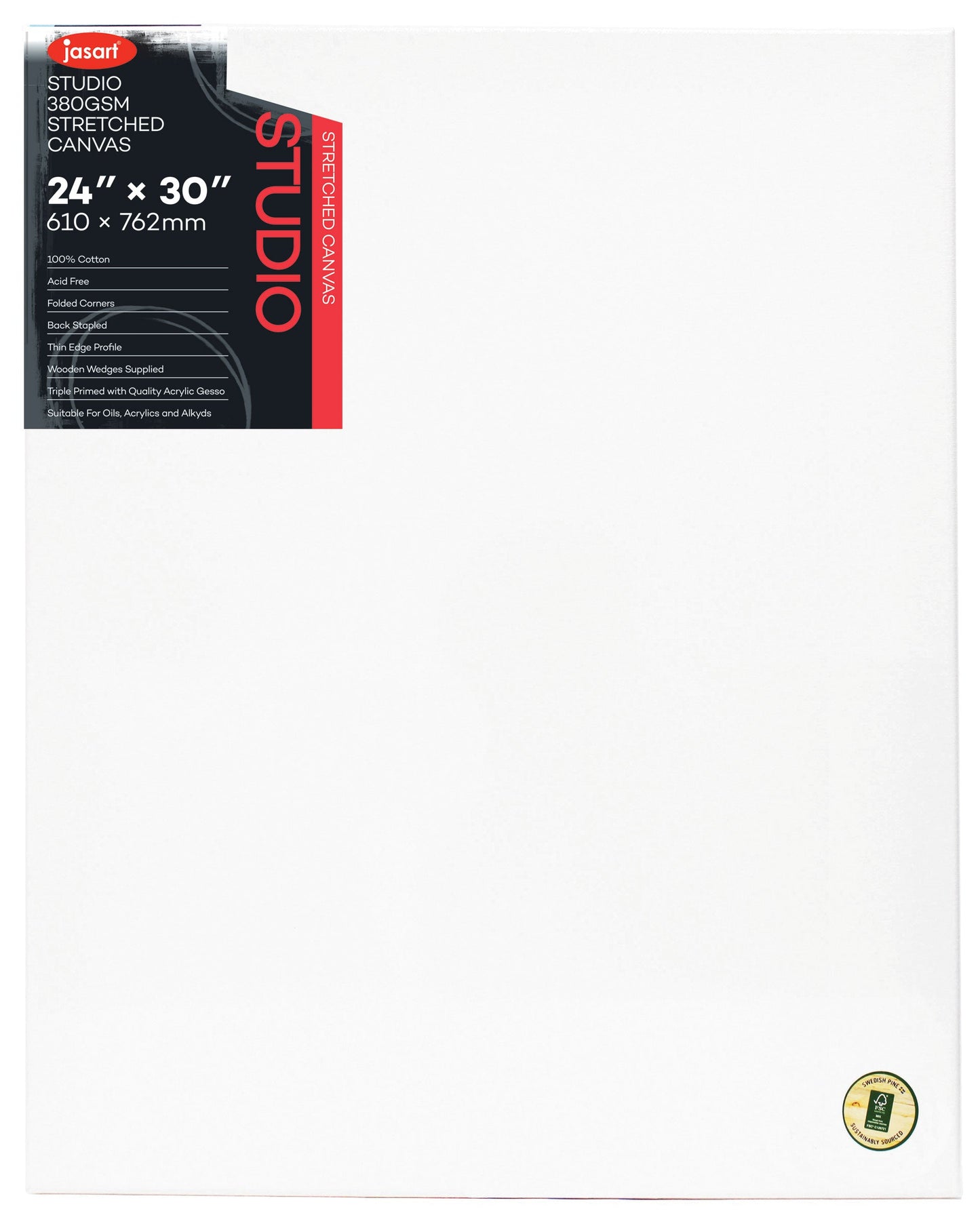 Jasart Studio Thin Edge Stretched Canvas FSC MIX