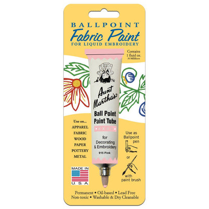 Aunt Martha's Ballpoint Paint Tube, 1oz