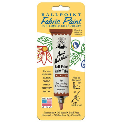 Aunt Martha's Ballpoint Paint Tube, 1oz