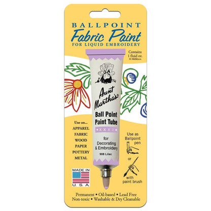 Aunt Martha's Ballpoint Paint Tube, 1oz