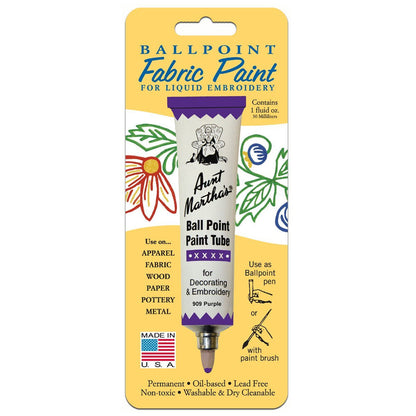 Aunt Martha's Ballpoint Paint Tube, 1oz