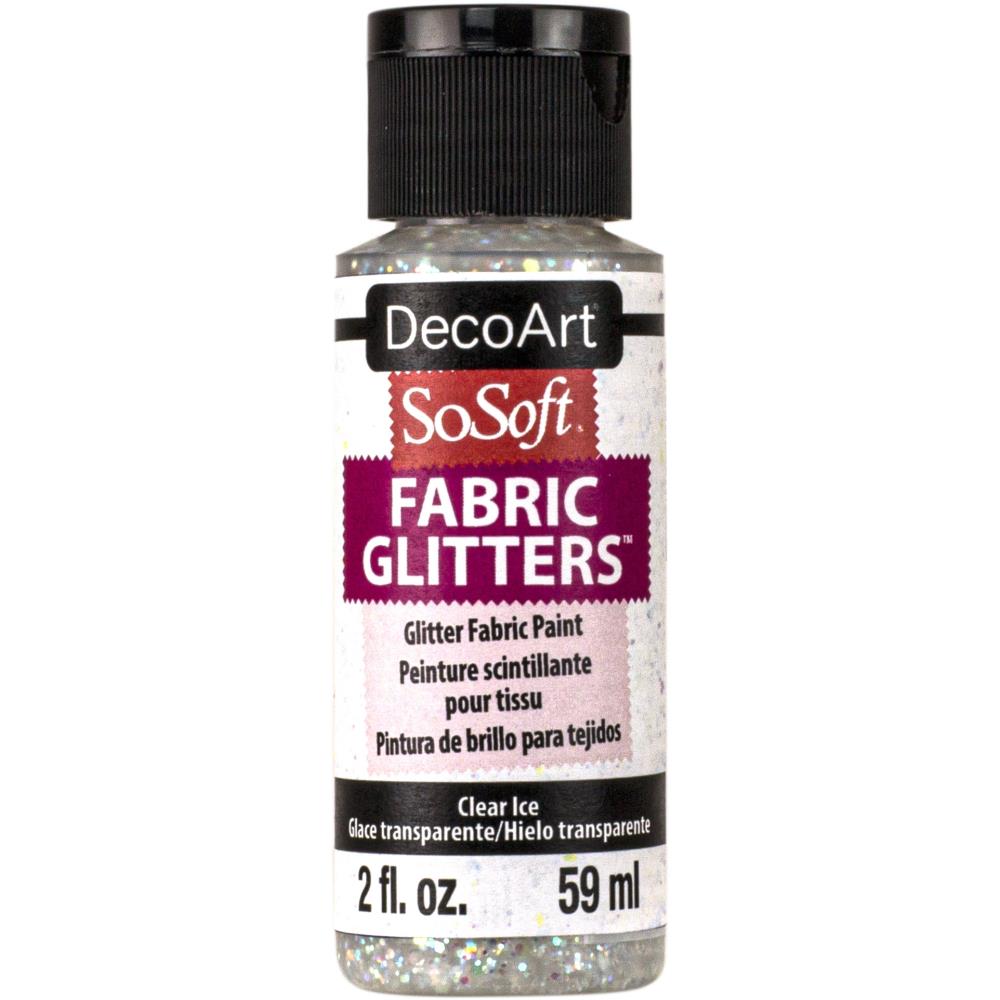 Decoart SoSoft Fabric Glitters, 2oz