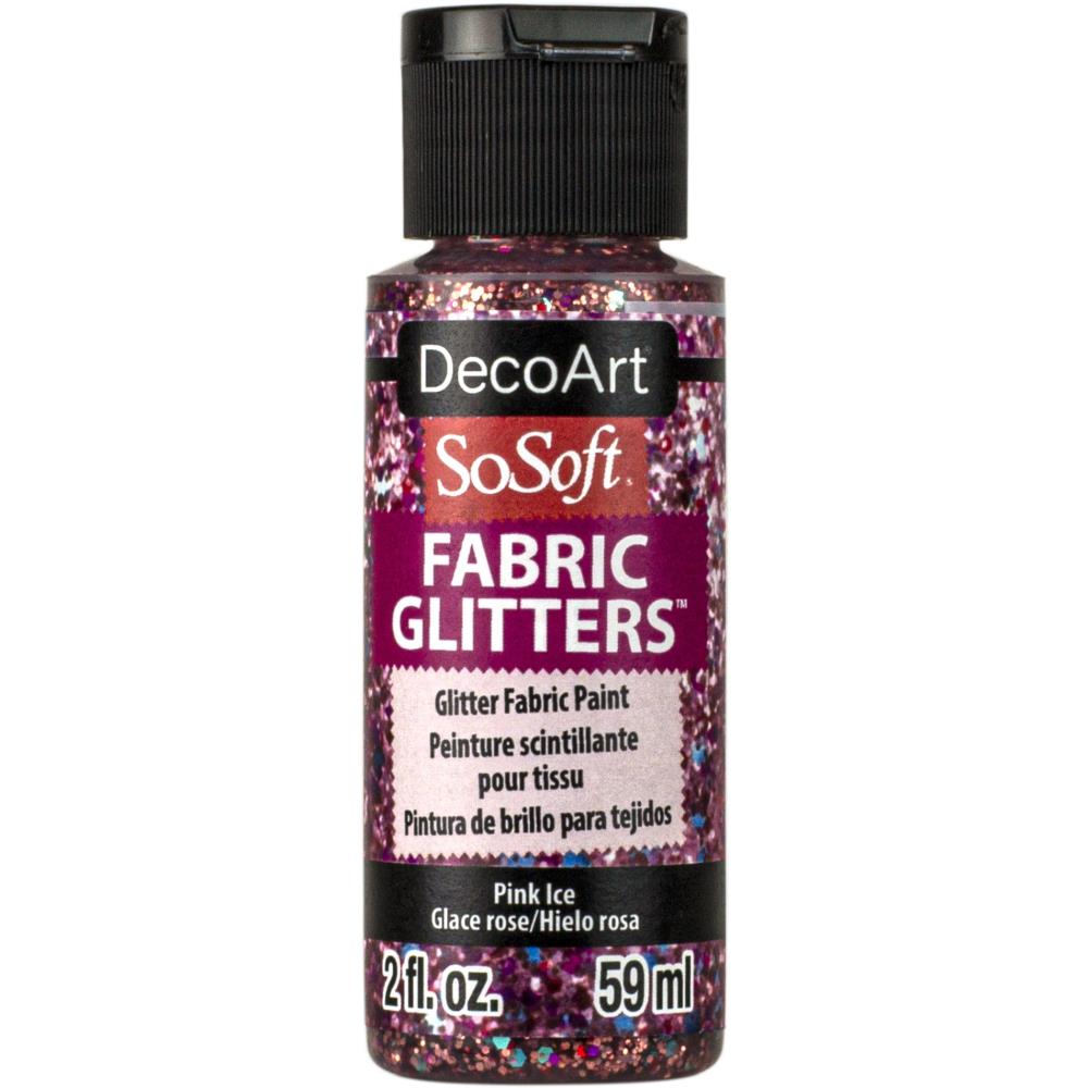 Decoart SoSoft Fabric Glitters, 2oz