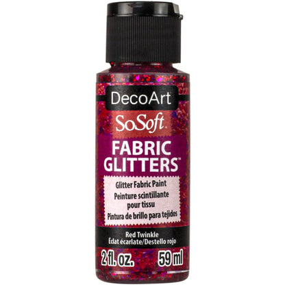 Decoart SoSoft Fabric Glitters, 2oz